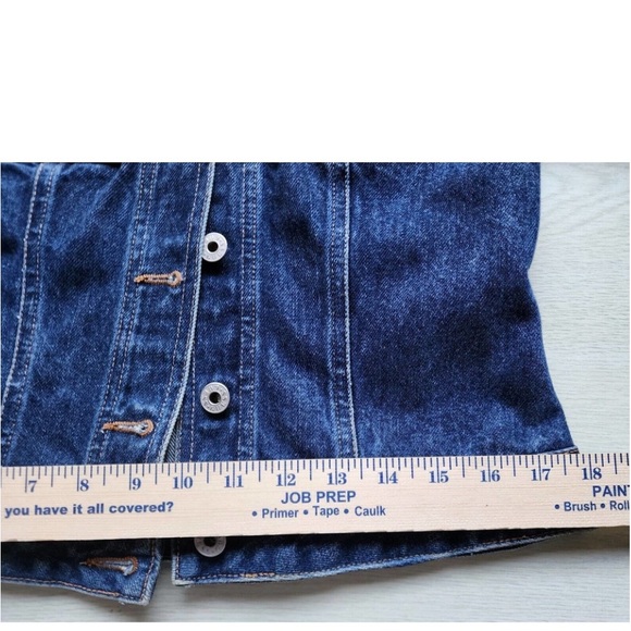 JEAN JACKET-GUESS-VINTAGE-BLUE-CLASSIC-DENIM-SIZE M-8 - Picture 3 of 13